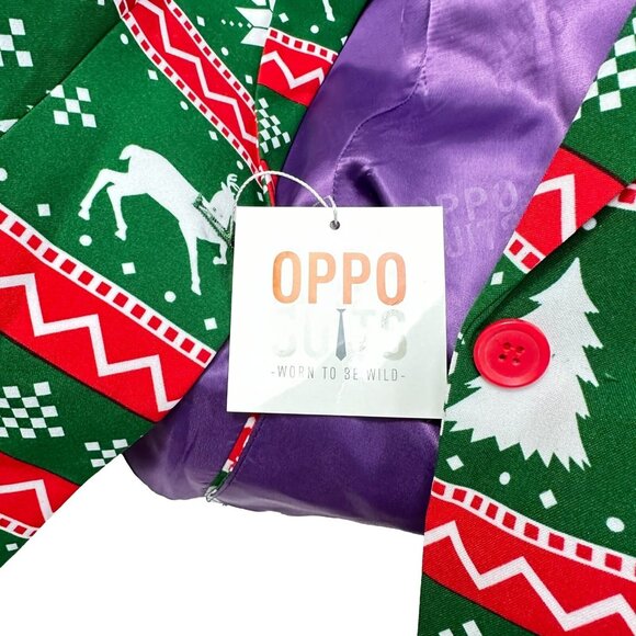 Opposuit Womans Suit Festive Girl Jacket Skirt Size 4 Christmas Holiday New - Picture 4 of 13